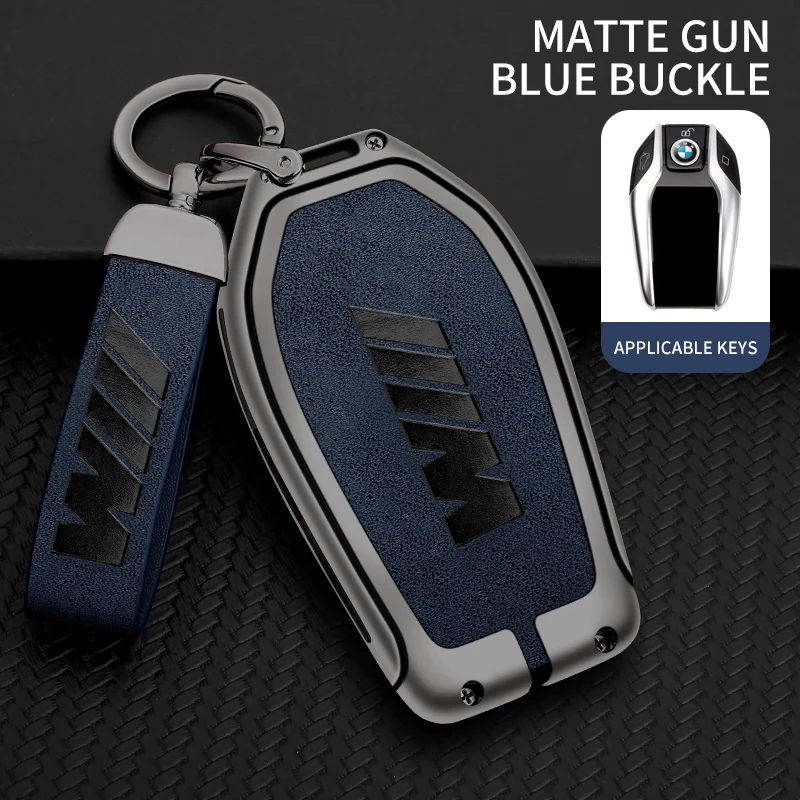 M Emblem Car Key Case Cover Shell for BMW LED Display G30 G12 G11 G32 G31 5 7 Series I8 I12 G01 X3 X4 G02 G05 X5 G07 X7 Keychain view 4