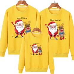 Family Christmas Sweater Set Xmas Jumper Mother Father Baby Toddler Jersey Women Men Kids Sweatshirt Couple Infant Pullover