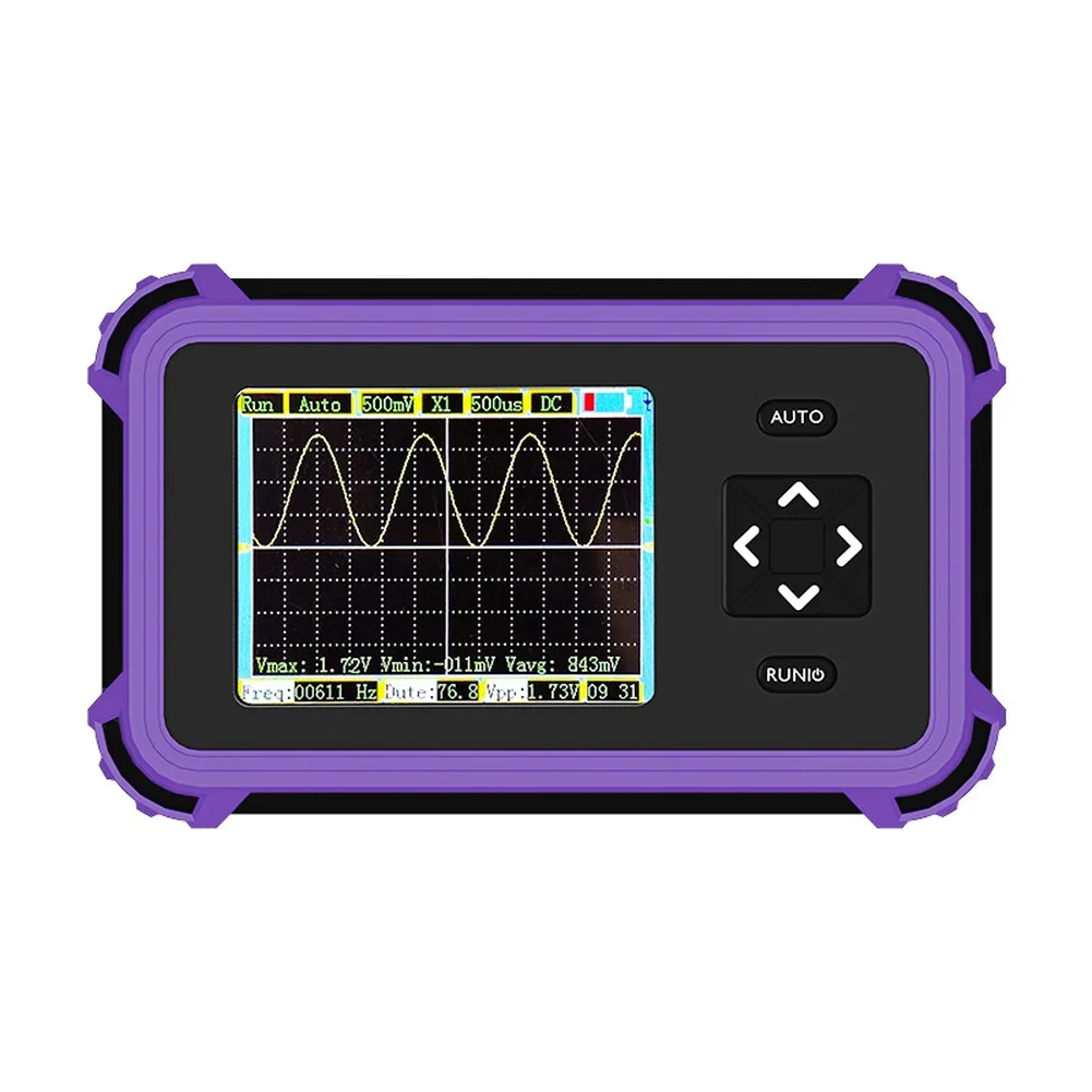 

Digital Handheld Oscilloscope 1MHz Bandwidth 8 33MSs Sampling Rate Portable Design for Accurate Waveform Capture