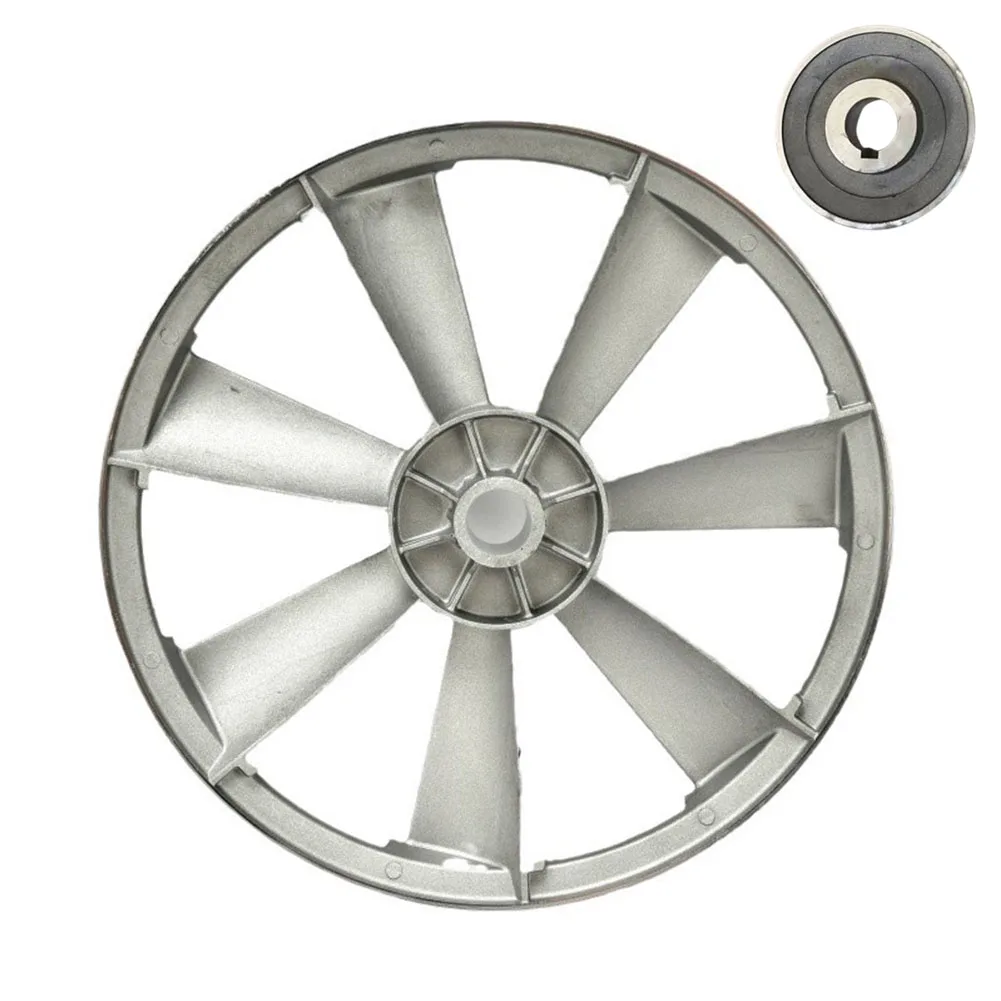 1set 265/300mm A-Type Pulley Triangle Belt Flywheel Pulley Motor Pulley For Air Compressors Pulley Assembly Single-Slot V-Belt