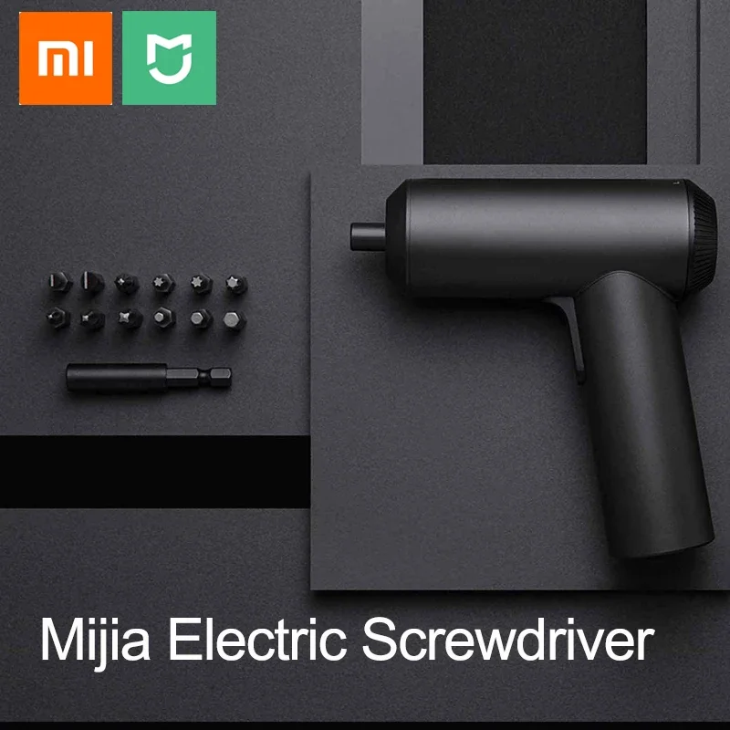 XIAOMI Mijia 12Pcs cacciavite ricaricabile senza fili 2000mAh li-ion 5N.m cacciavite elettrico con punte a vite multifunzione S2