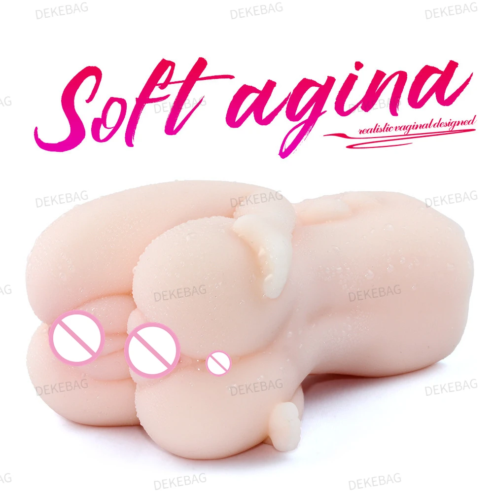 3 In1 and 2 In 1 Masturbation Cup Vaginal Anal Mouth Soft Masturbator Realistic Mouth Simulated Pussy Adult Sex Toys for Men