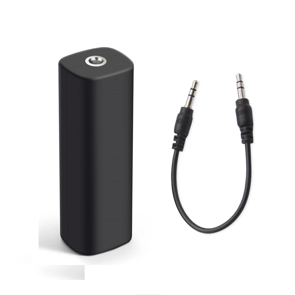 QXNY Speaker Line 3.5mm Aux Audio Noise Filter Ground Loop Noise Isolator Eliminate for Car Stereo Audio System Home Stereo