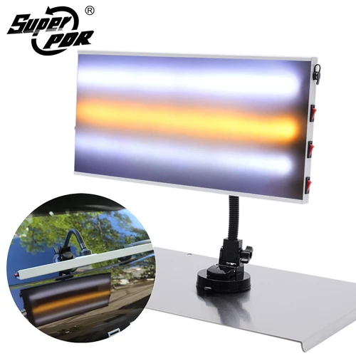 Herramientas Super PDR, Reflector de abolladuras, lámpara LED pdr, tablero de línea, herramientas de reparación de abolladuras, Detector de abolladuras, uso para eliminación de abolladuras de carrocería de coche