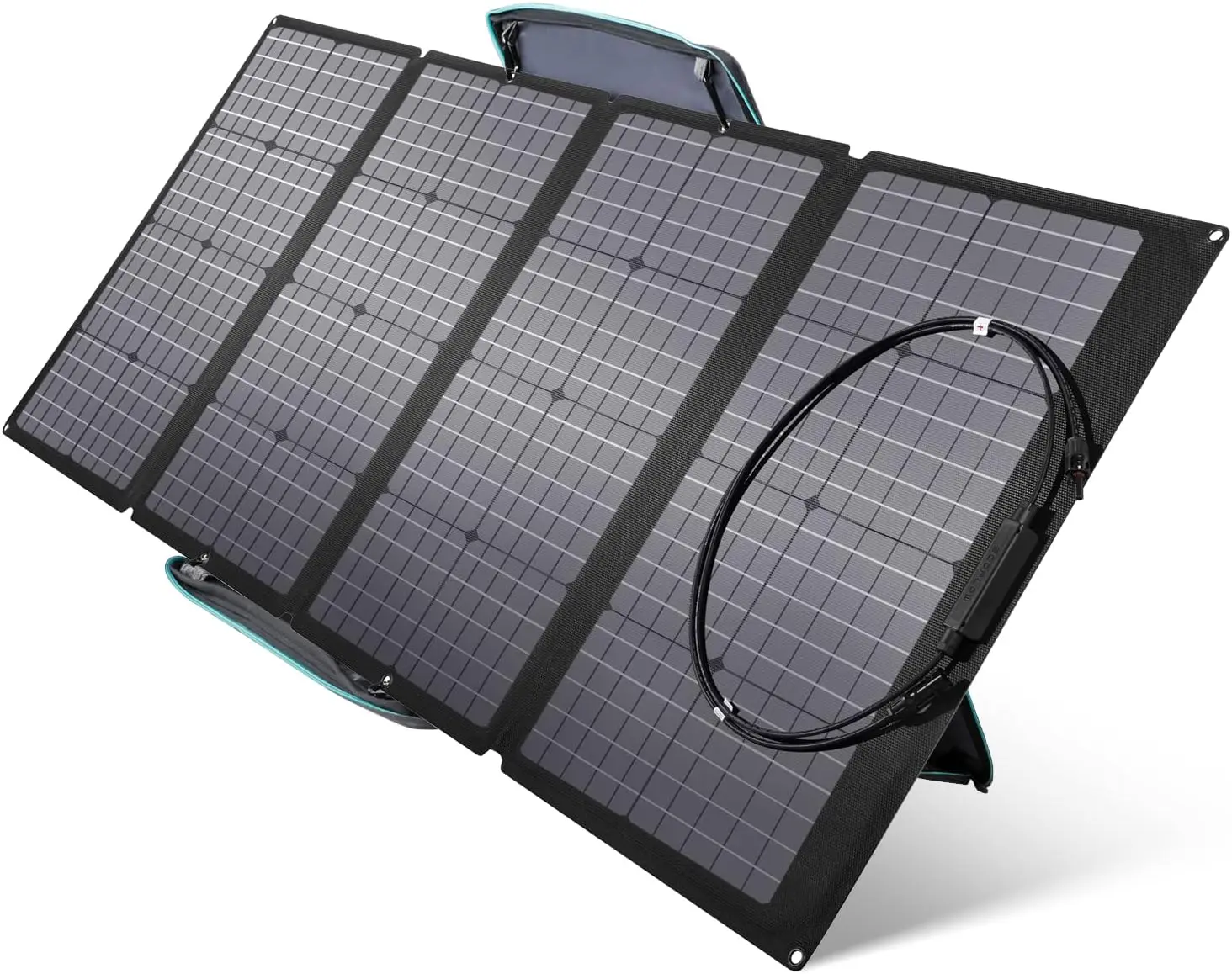 Portable Solar Panel,for Power Station,Foldable Solar Charger with Adjustable Kickstand,Waterproof for Outdoor Camping RV Off