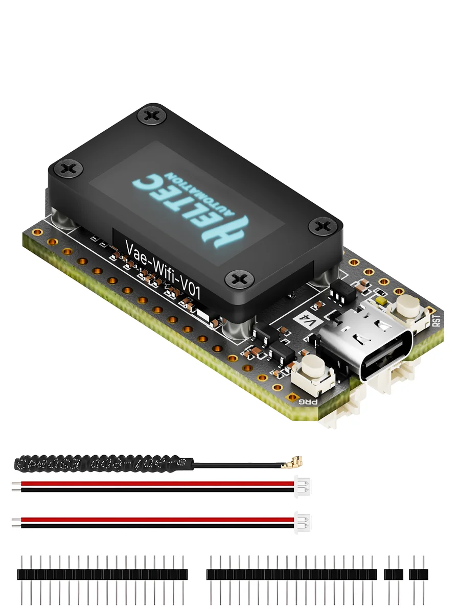 2 STUKS ﻿ Nieuwe Heltec LoRa 32 (V4) ESP32 SX1262 Meshtastic GPS 0,96 inch OLED zonne-energie Dev-Board Mesh netwerk WiFi LoRa BLE - afbeelding 2