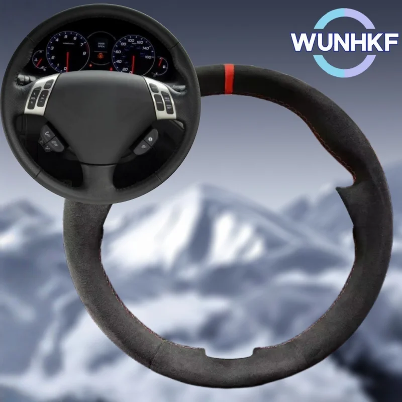 

Custom Car Steering Wheel Cover For Honda Accord 7 2002-2007 Acura TSX 2002-2007 Suede Steering Wrap Car Interior Accessories