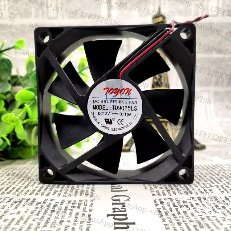 TONON TD9025LS High Air Hydraulic Silent Computer CPU Power Supply Cooling Fan DC12V 0.16A 2-wire 9CM 9025 90x90x25MM New