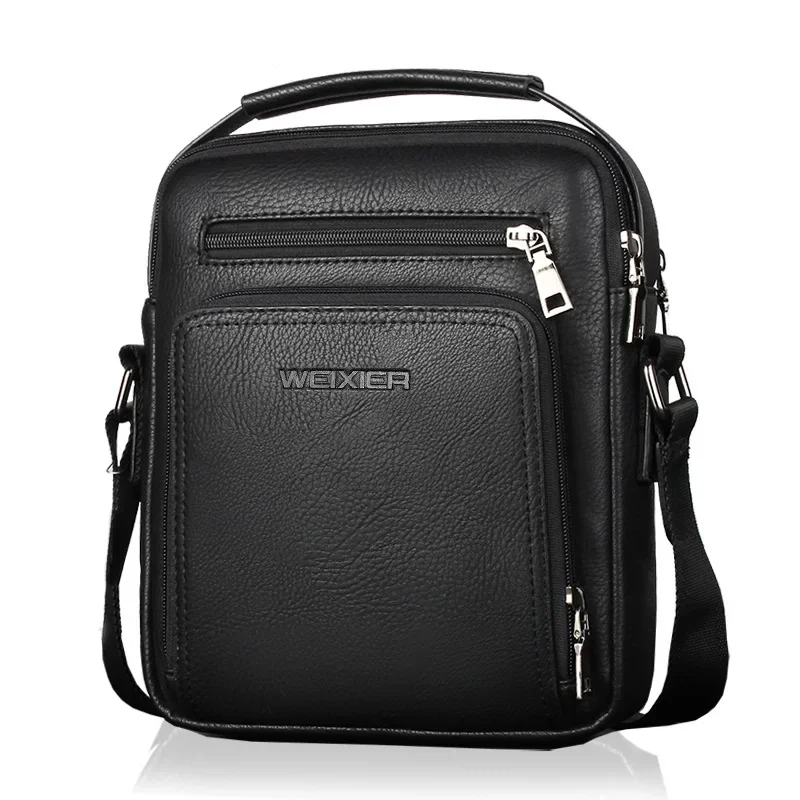 New Men\'s Crossbody Bag High Quality PU Multi functional Men\'s Shoulder Bag Hot Sale