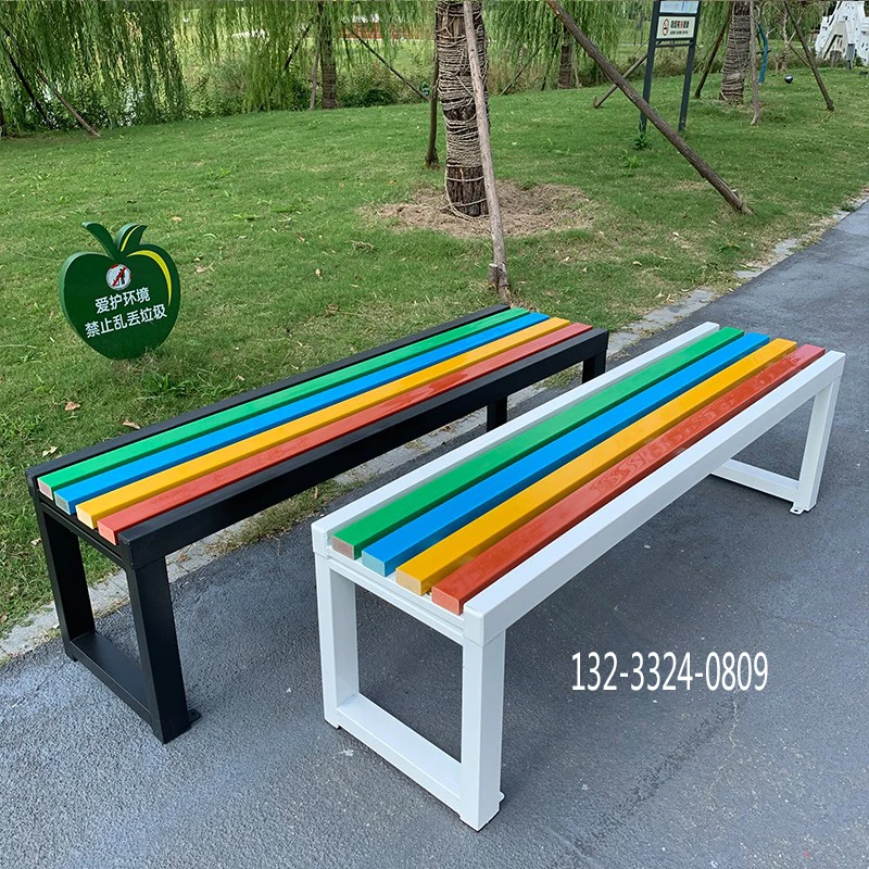 Outdoor rest chairs, outdoor chairs, garden park chairs, benches, row chairs, bench benches, square leisure chairs