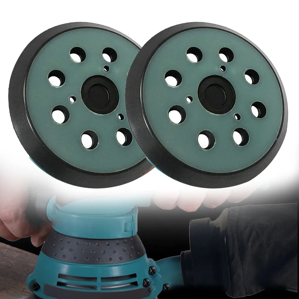 

8 Holes 125mm Hook-Loop Sanding Backing Pad Electric Makita Orbital Sander Disk Discs Backup Stick On Pad