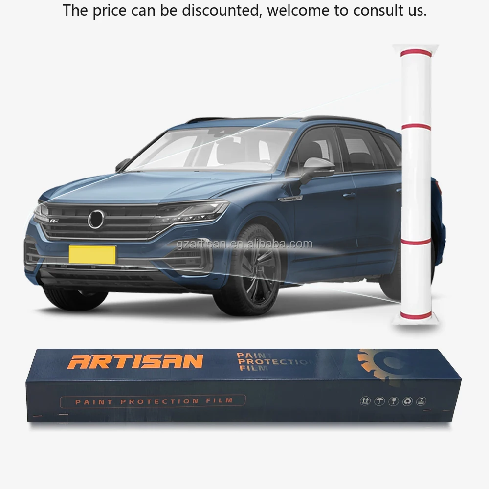 

TPU PPF Film Self Healing Anti Yellowing Car Body Wrap High Glossy Nano Coating Paint Protection Film 1.52*15m