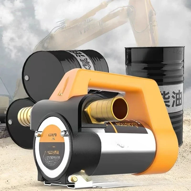780W Electric Oil Pump AC 220V DC 12V/24V Diesel Transfer Pump Self-Priming 80L/Min Diesel  Pump Fuel Dispenser