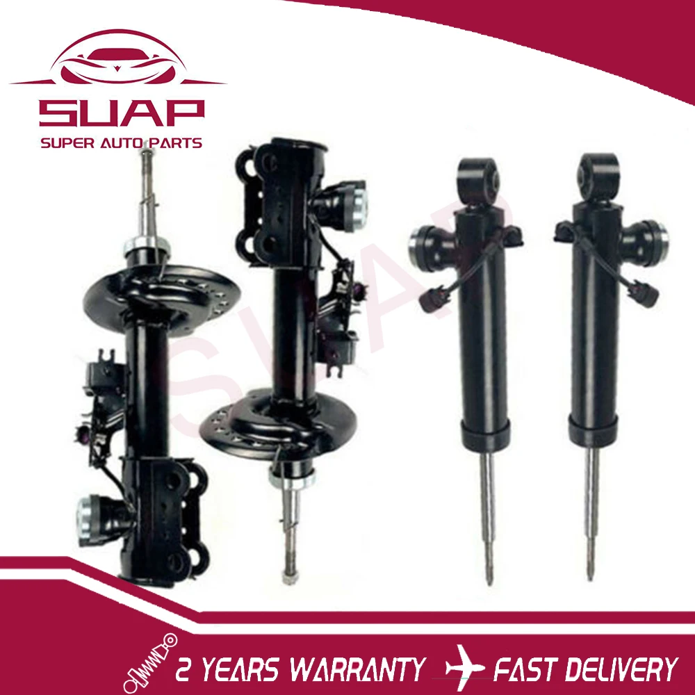 4PCS Front+Rear Left Right Electric Shock Absorbers Fit Cadillac New SRX 2010-2016 22993799 22793800 12823605  20853196