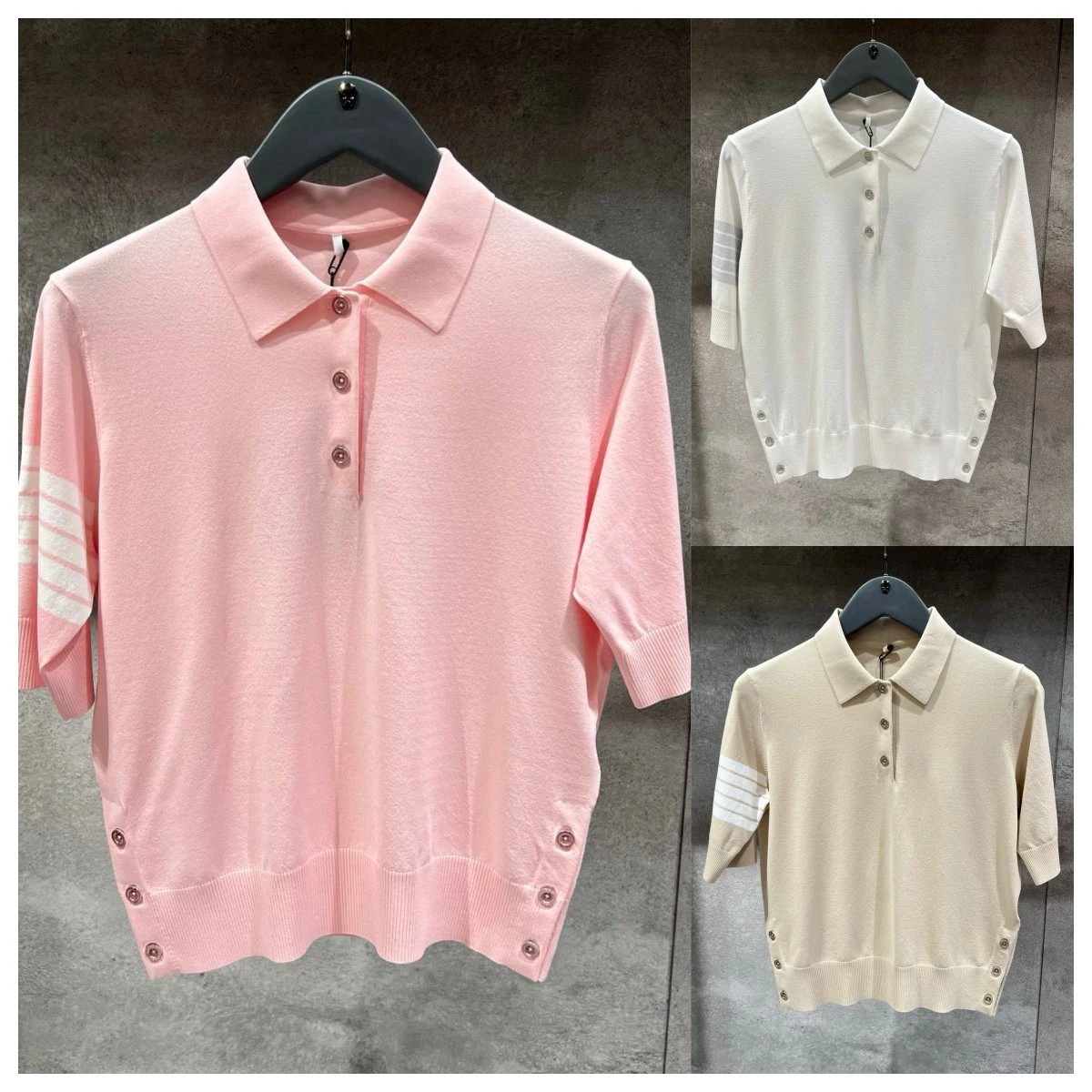 

Women's Golf Logo Skull Design Short Sleeve Knit Top 2026 Spring Summer, Casual Versatile Breathable Sweater for Golf & Everyday