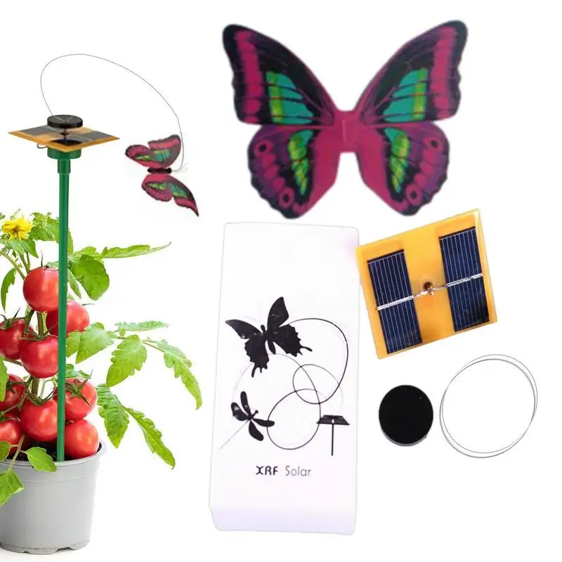Solar Stake Decor Yard Stake Butterfly For Intelligent Sensor Control Science And Education