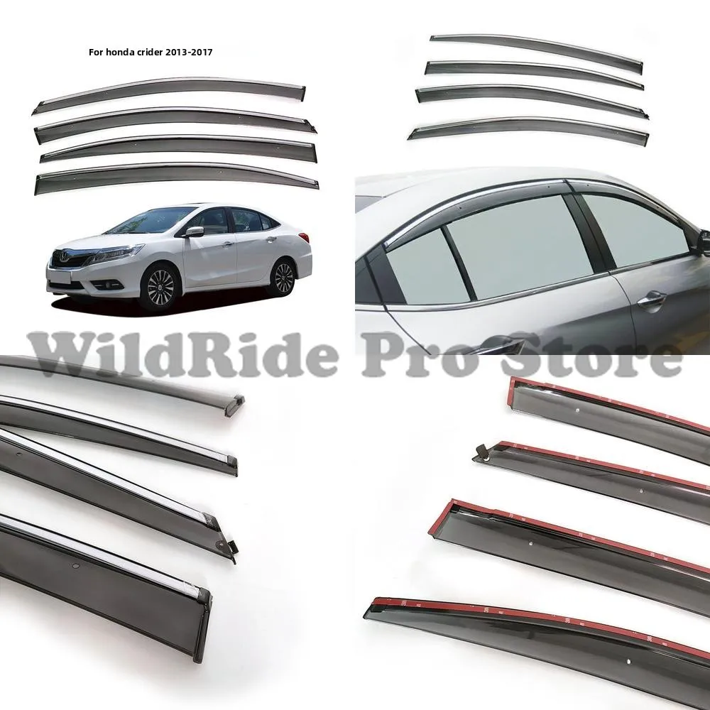 

1 set Rain Window Visors for Honda Crider 2013-2017 Car Side Window Deflectors Waterproof Windshield Trim Bulk Order Competitive