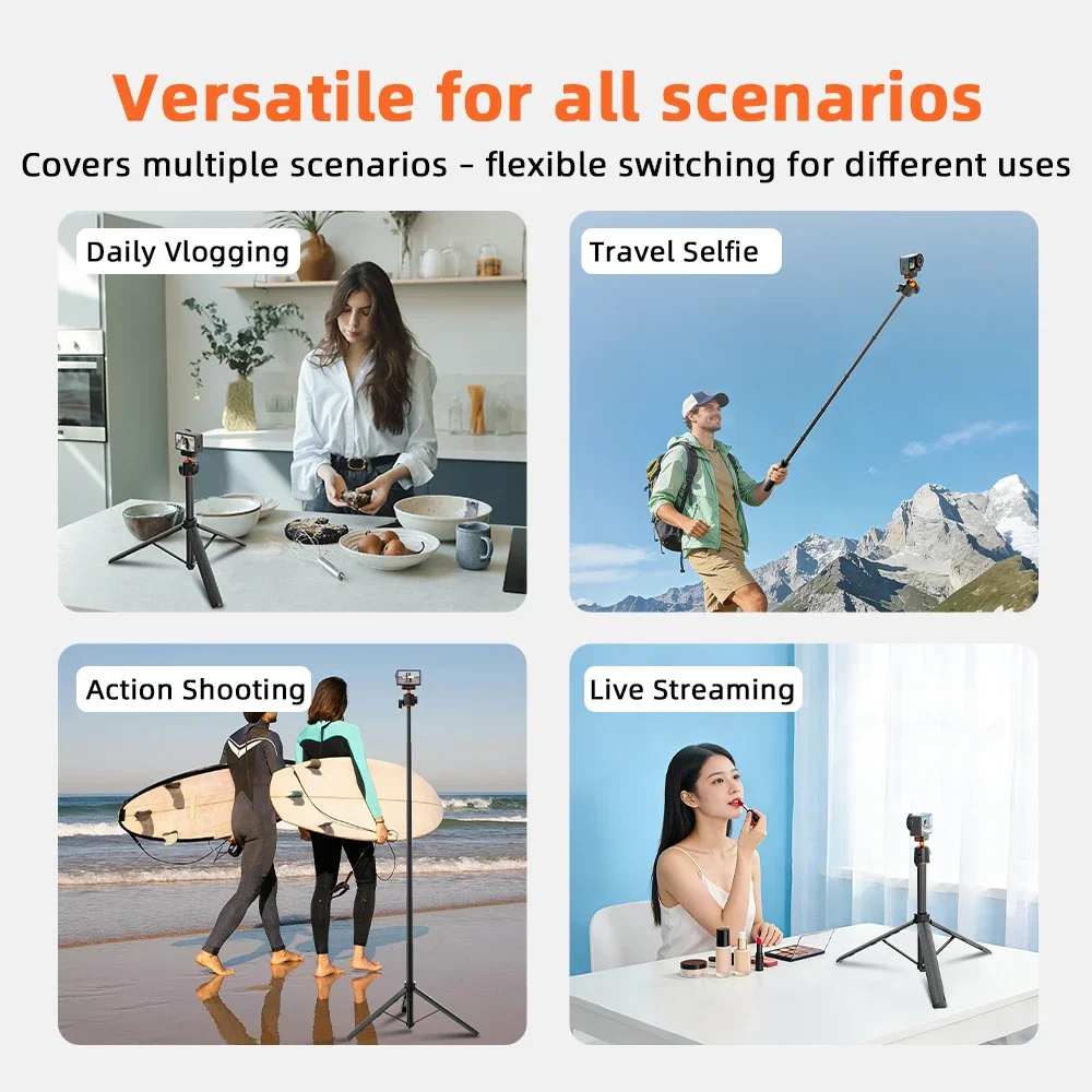 Flymile Magnetic Selfie Stick For Dji Osmo Action And Nano Mount_voghion.com