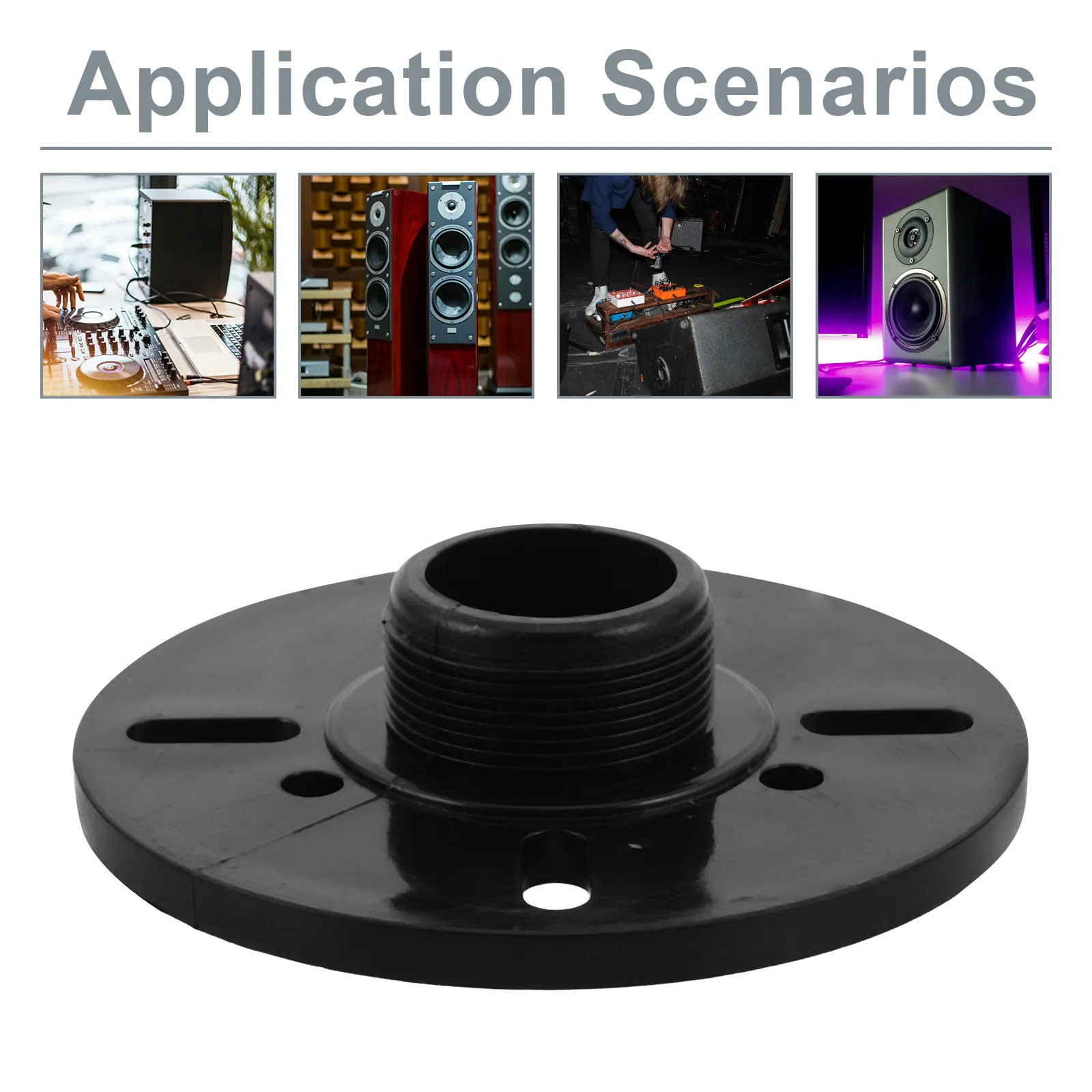 3Pcs High Frequency Tweeter Horn Adapter External Thread Speaker Treble Head Drive for Stage Instruments Voice Box Audio