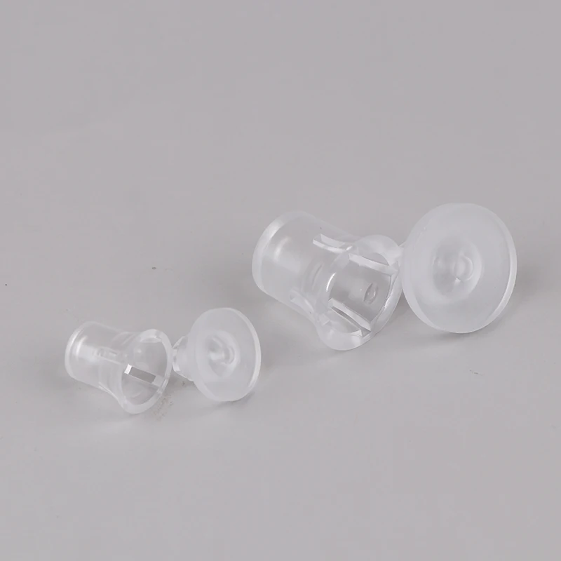 10PCS 1.4x1.4cm/2x2cm PC Translucent Advertising Nail Glass Nail Bracket Invisible Plastic Screw Frosted Screw