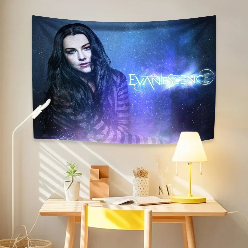 Evanescence Tapestry Vintage Rock Band Album Cover Home Decor Wall Hanging Covering Cloth For Bedroom Dormitory Concert Banner - view 4