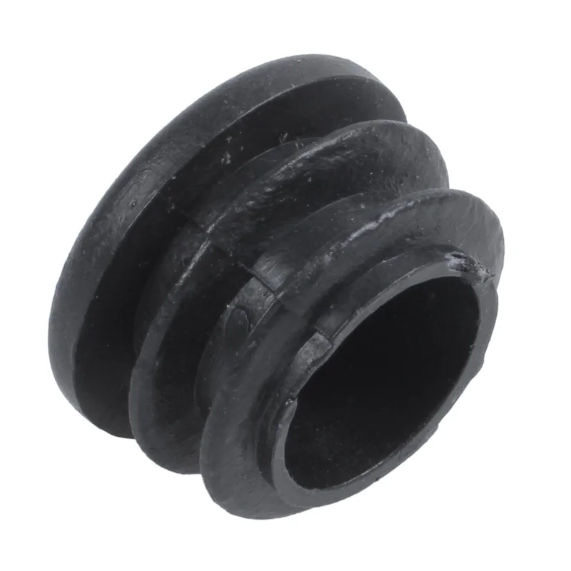 AT02-Plastic Round Cap Chair Table Legs Ribbed Tube Insert 22Mm Dia 500 Pcs