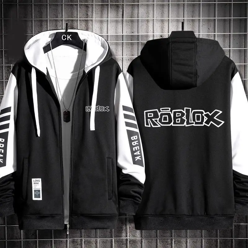 لعبة الرسوم المتحركة أنيمي الإبداعية الطرفية Roblox مقنعين سترة هوديي للطلاب والطالبات الضروريات اليومية #2