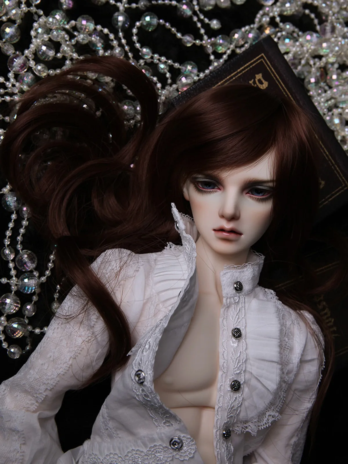 

New bjd sd doll 1/3 male Delf ABADON 65cm uncle joint resin makeup to send eyeballs