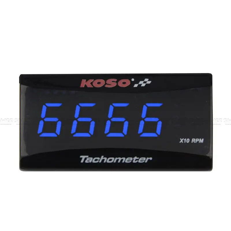 For Yamaha Suzuki Kawasaki BMW KOSO RPM Mini Meter Motorcycle LCD Digital Display Engine Tach Meter Universal Tachometer Gauge