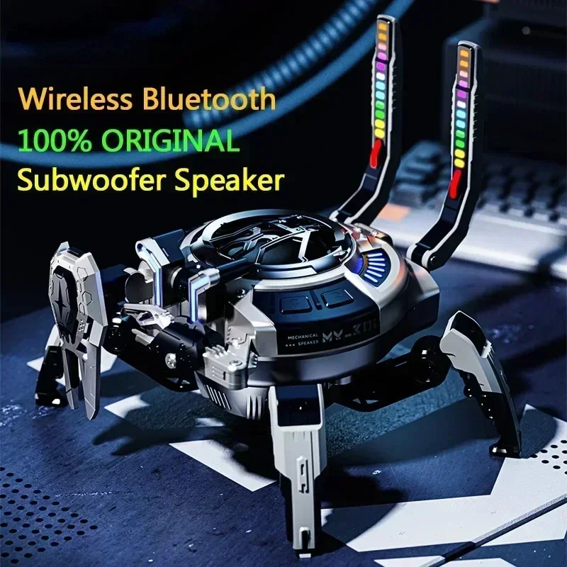 Cool and handsome creative bluetooth speaker HIFI game decoration subwoofer machine crab wireless subwoofer sound mecha