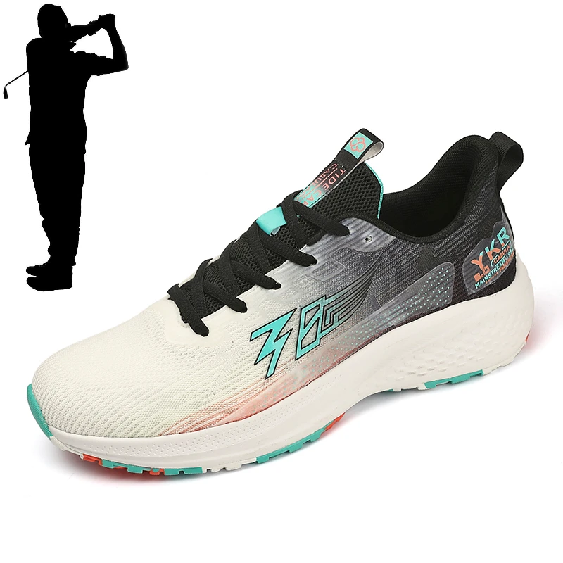 

Men's Golf Shoes Mesh Breathable Four Seasons Outdoor Jogging Sports Shoes Men's and Women's Fashion Casual Golf Shoes