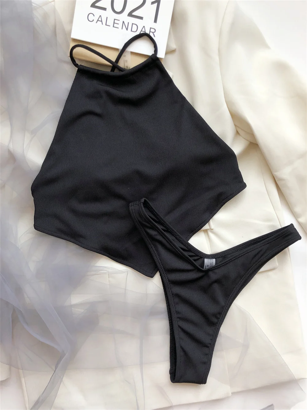 Sexy String Backless Bikini Micro Extreme Swimsuit Irregular Swimwear Thongs Women Beach Outfit Bathing Suit Bikinis Set Biquini