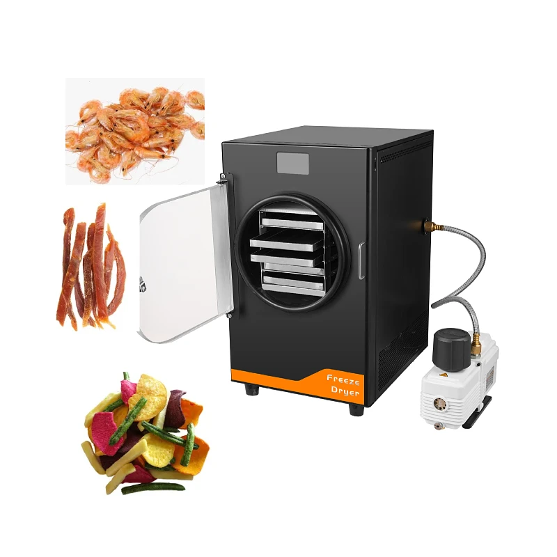 Freeze Dryer Fruit Vacuum Freeze Drying Machine 4 6 Trays Freeze Dryer For oratory Home Small Business