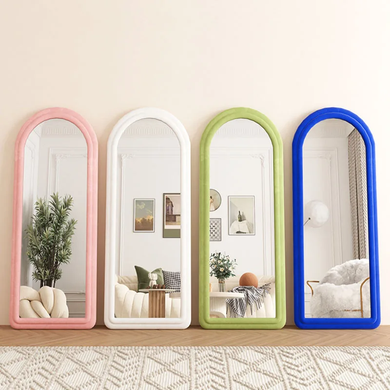 Big Size Frame Mirror Full Green Funky Full Length Largre Mirror Standing Arch Espejos Decorativos De Pared Home Decoration