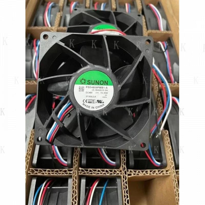 C for   SUNON 9238 48V 15.36W PSD4809PMB1-A four-wire temperature-controlled cooling fan