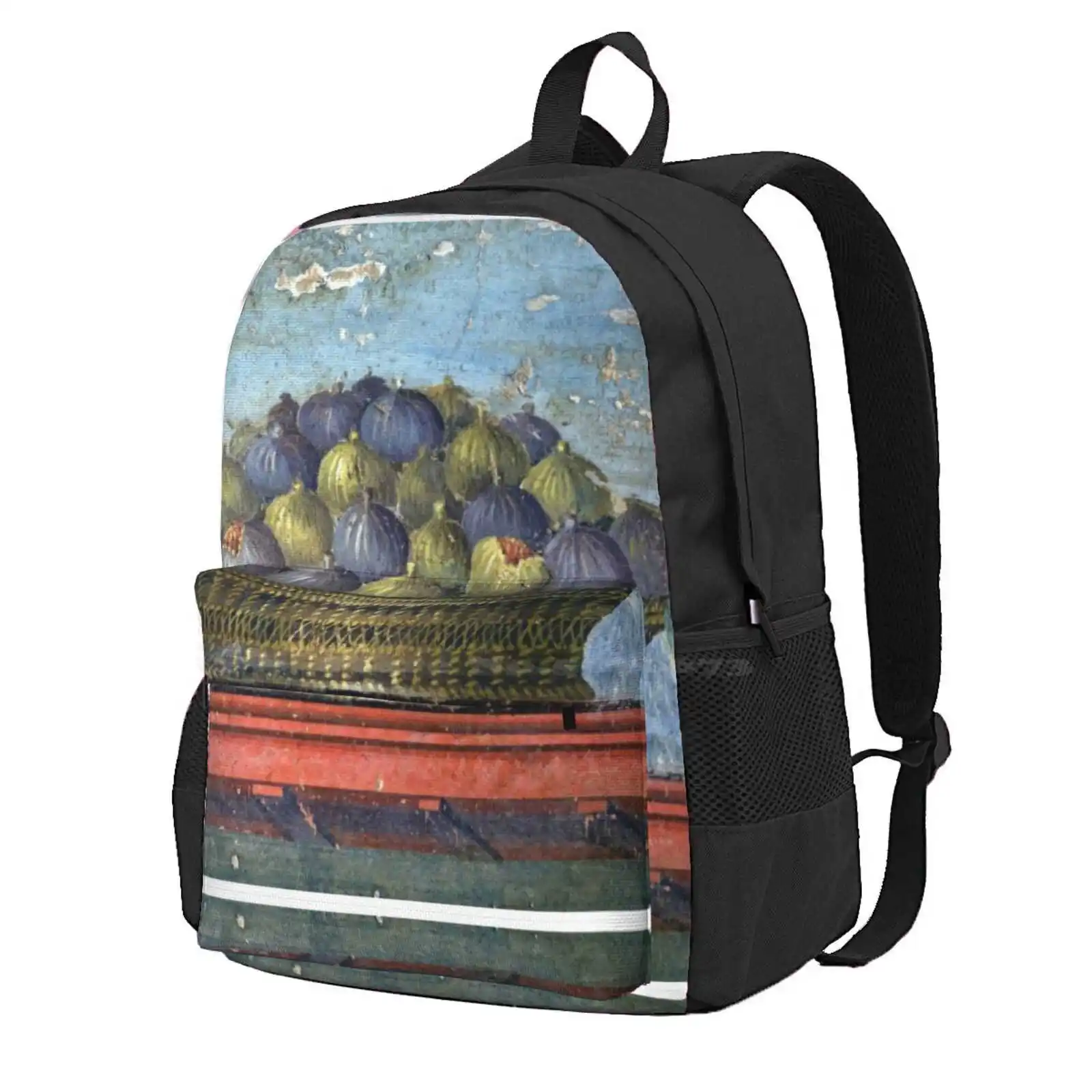 Poppea'S Figs Basket Hot Sale Schoolbag Backpack Fashion Bags Fruits Basket Panier Roman Fresco Fresque Figue Poppea Poppaea