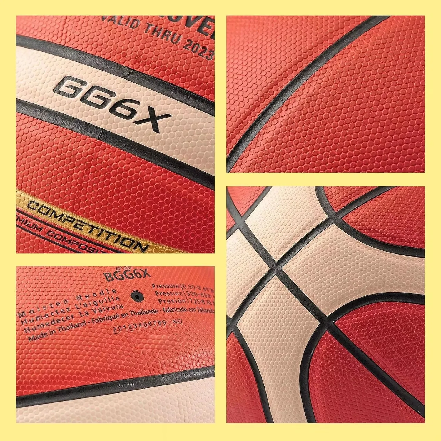 المنصهر GG7X GG6X GG5X كرة السلة بولي Leather الجلود للكبار المراهقين الأطفال في الهواء الطلق مباراة داخلية التدريب المعتمدة فيبيا