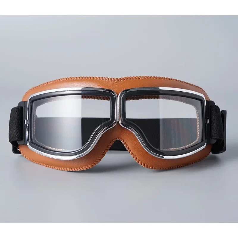 Vente chaude casque de moto lunettes de Ski lentille réglable lunettes antibuée anti-rayures lentille PC lunettes de motocross durables