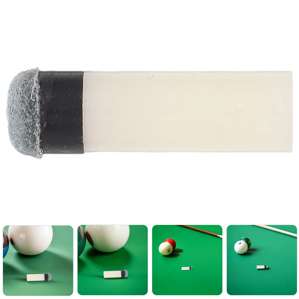 

10Pcs Billiard Tips Replacement Pool Cues Tips Slip on 11Mm Plastic Ferrule Sturdy Faux for All Skill Levels Portable