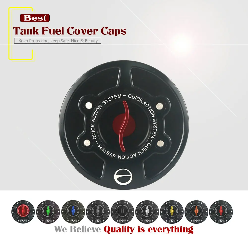 

CNC Racing Aluminum Motorcycle Fuel Tank Cap Gas Cap Cover Quickly Release Keyless for BMW S1000RR S1000R HP2 SPORT R NINE T