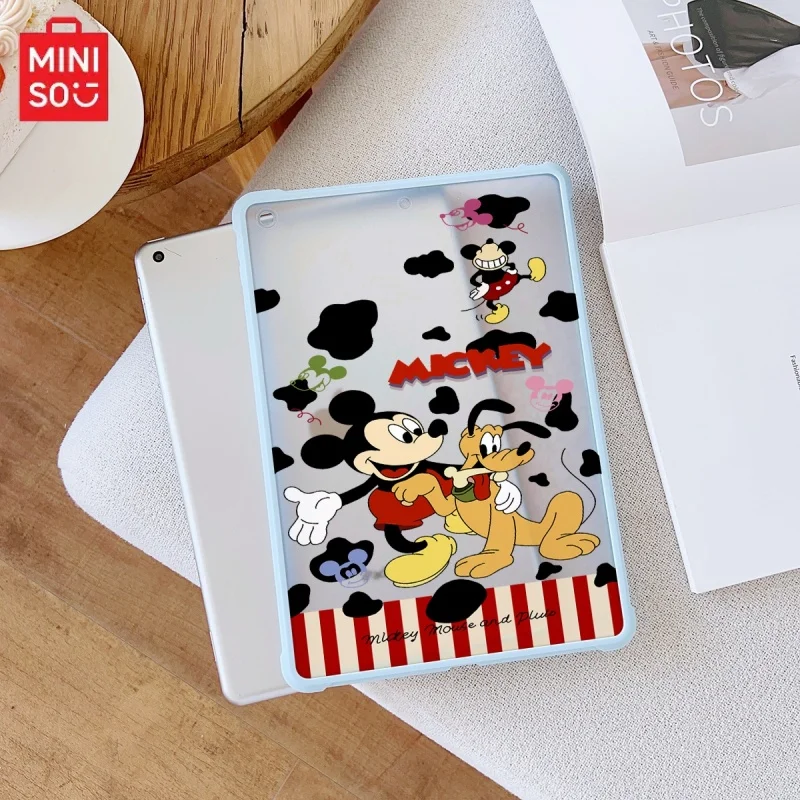

Miniso Disney Mickey blue Transparent ipad Case, suitable for ipad Pro 6/M4,Air3/5,Mini6,ipad 6/10,8.3/9.7/10.5/12.9/10.9/11inch