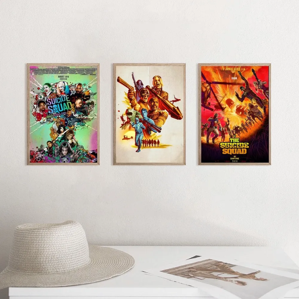 1pc Suicide Squad Poster Wall Art Home Decor Room Decor Digital Painting Living Room Restaurant Kitchen Art