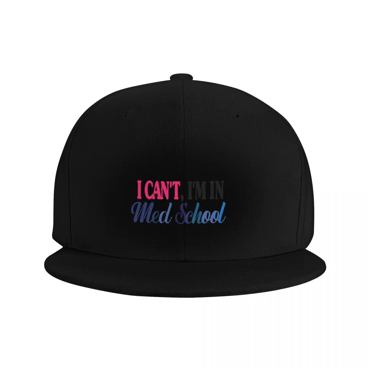 I Can't I'm In Med School, funny Medical Student sticker Baseball Cap beach hat fashionable Women's Men's