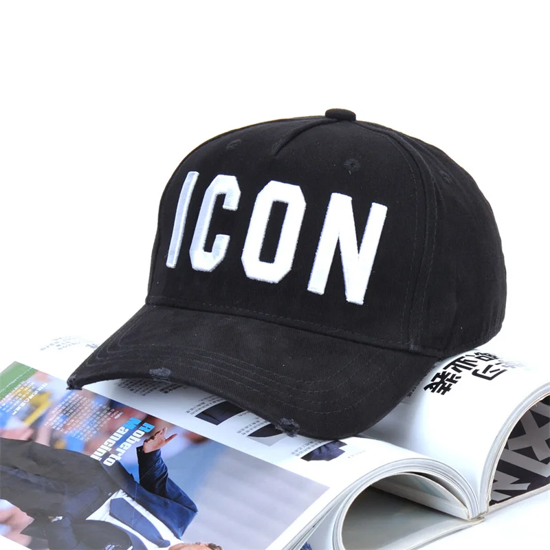 Hot Sale Letter Sports Caps Men Fashion Black Simple Embroidery Man's Baseball Cap Original Outdoor Sun Protection Hat For Women