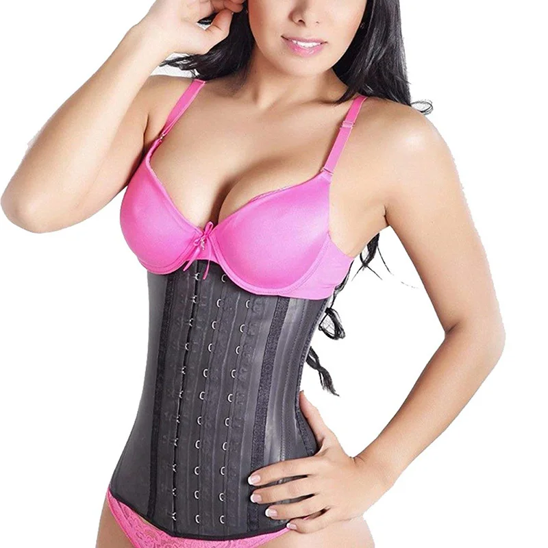 100% Latex Waist Trainer Underwear Cincher Corset Slimming Belt Modeling Strap Body Shaper Women Shapewear Tummy Control Belly