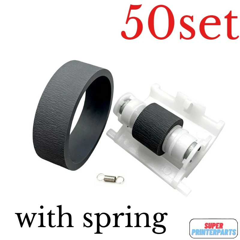 50X Feed Separation Pickup Roller Rubber Tire for EPSON L3110 L3150 L4150 L4160 L3156 L3151 L1110 L3158 L3160 L4158 L4168 L4170