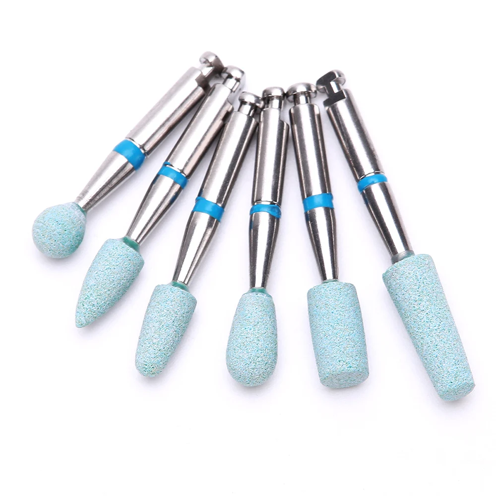 AZDENT 1 Pcs/Box  Dental Ceramic Diamond Grinder Zirconia Porcelain RA 2.35mm Grit Polish Contra Angle Burs Grind Dental Tool