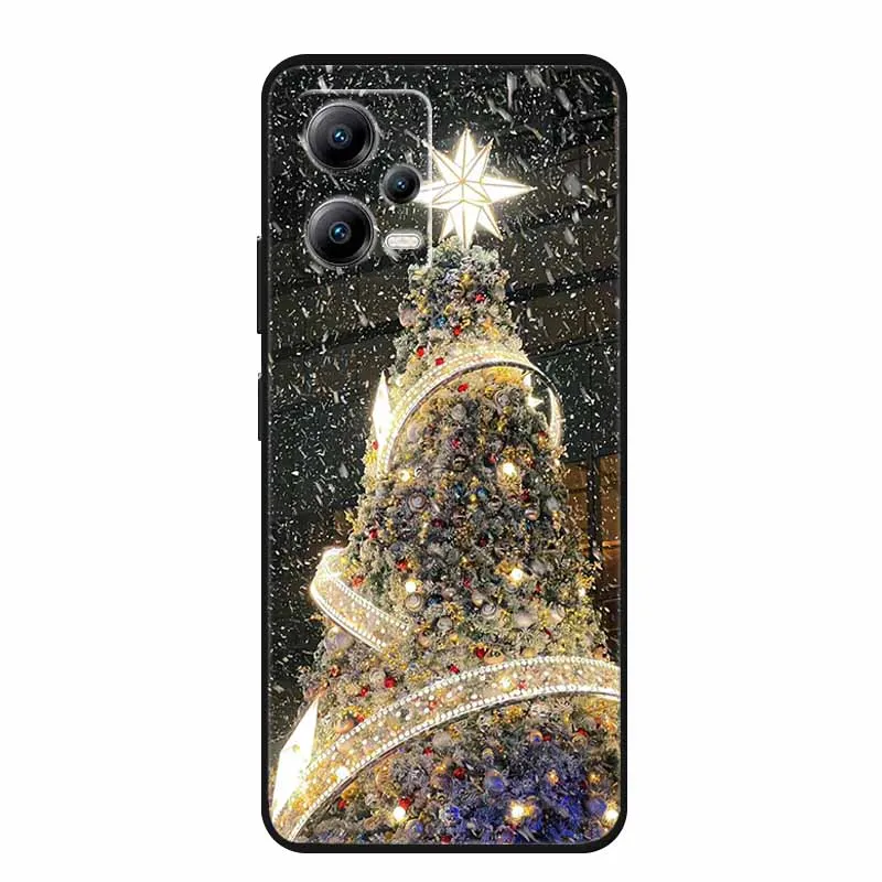 Christmas Case For Redmi Note 12 4G 5G Case Note12 Pro 5G 4G 12R 12S Soft TPU Silicone Covers for Xiaomi Redmi Note 12 Pro Plus image 3