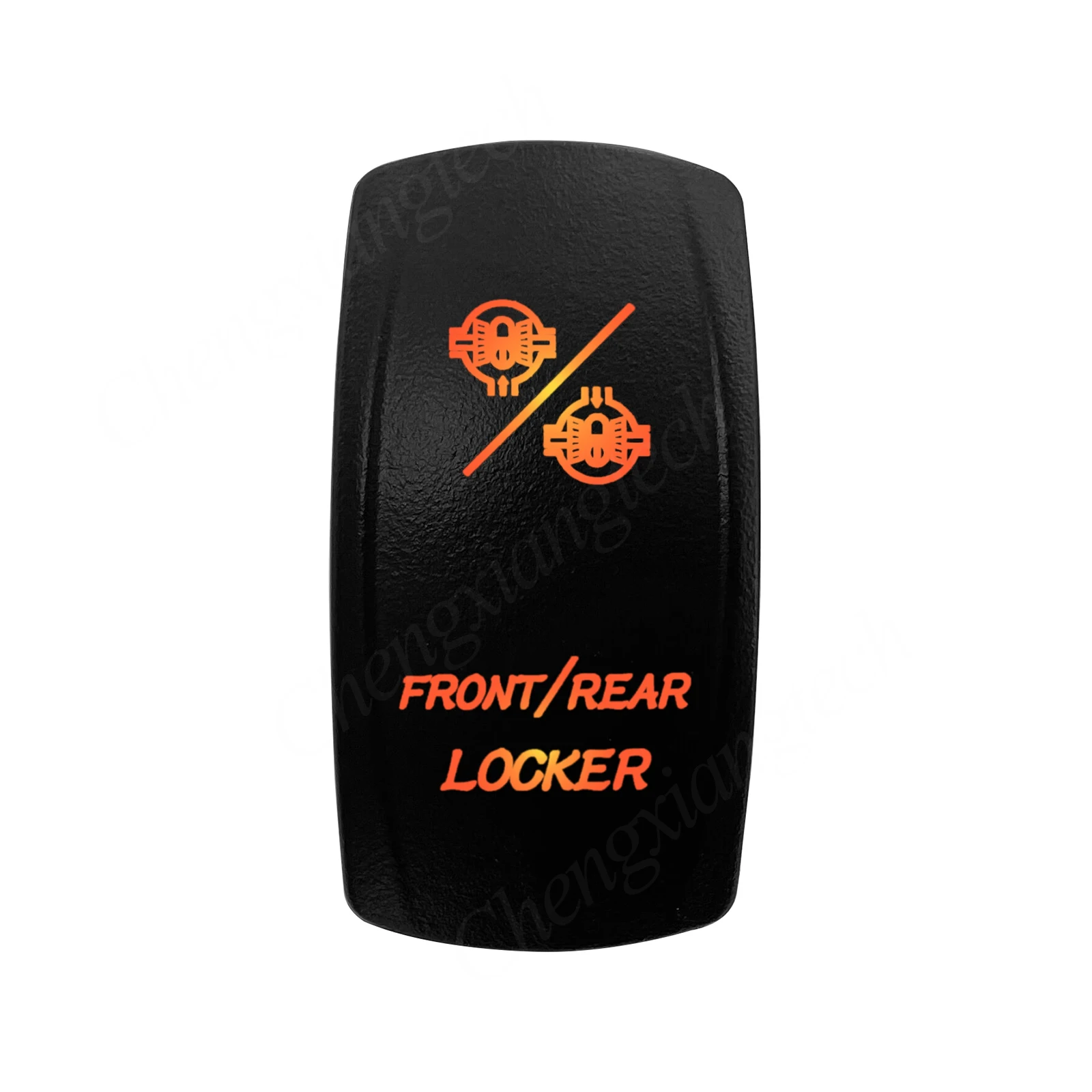 12V 20A Amber Led FRONT REAR LOCKER Rocker Switch Laser Etched 7Pin DPDT ON OFF ON 3 Position for UTV Boat Camper Trailers 4x4