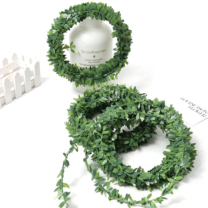 Künstlicher Efeu gefälschter Blatt kranz 7,5 Meter Pflanzen reben nach Hause Hochzeit Weihnachten im Freien UV-Schutz Garten Festival DIY Dekoration – Detail 12
